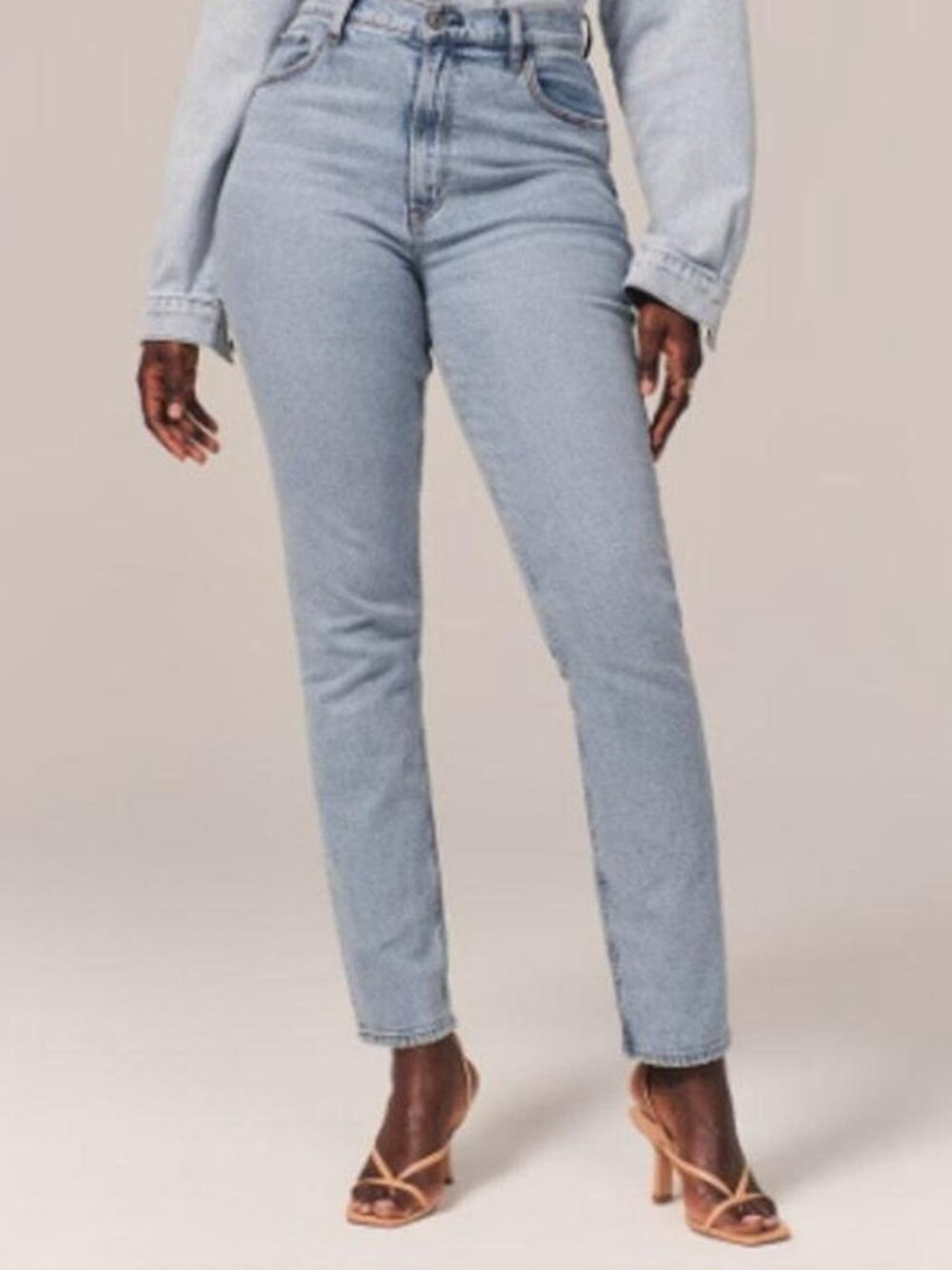 Abercrombie 90s Slim Straight Ultra High Rise Jeans